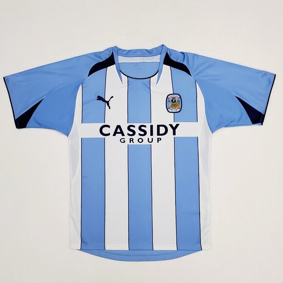 COVENTRY CITY Mens Medium Home Football Shirt Jersey 2008-2009 Puma Cassidy 125 - Picture 1 of 14